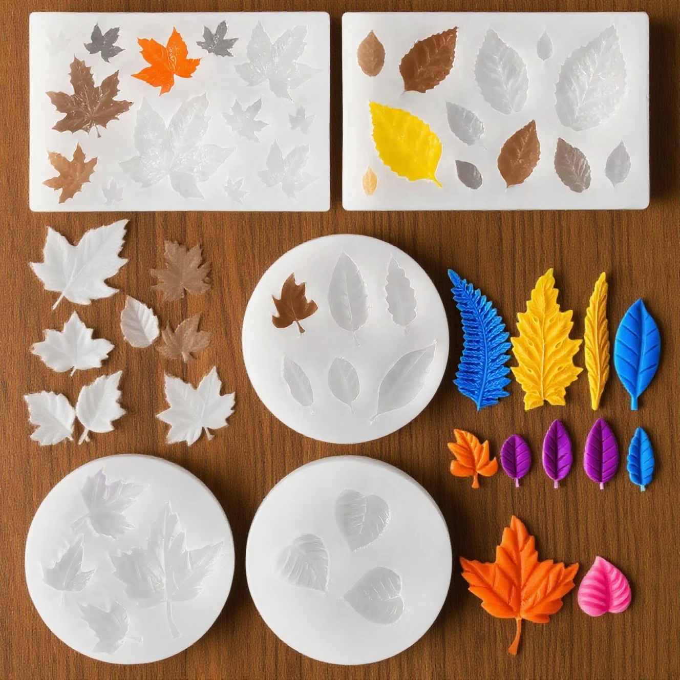 Soap Making Gloves - DIY Maple Leaf Silicone Mold for