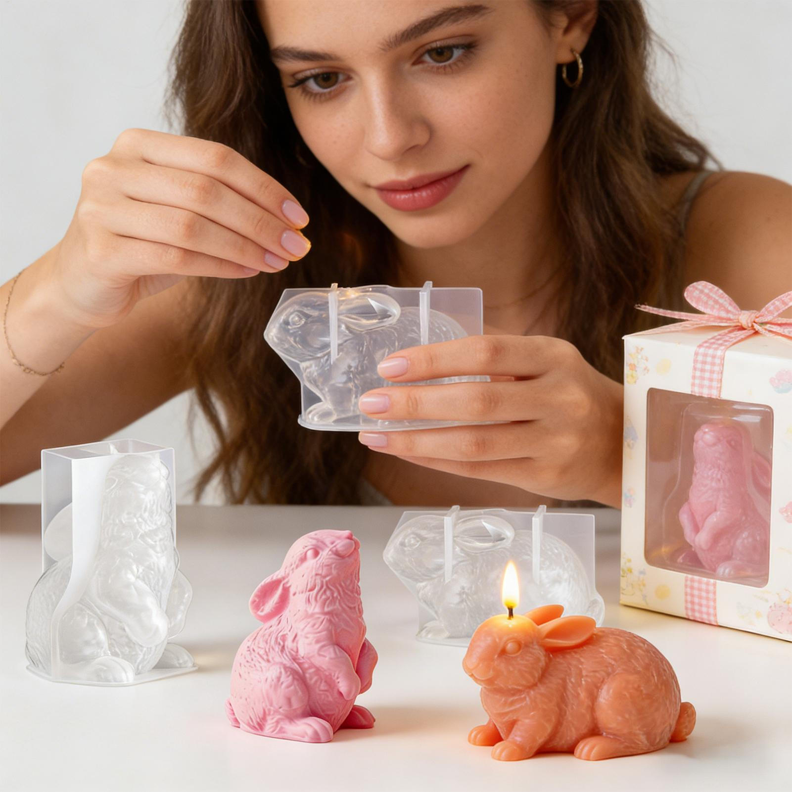 Bunny Silicone Mold 3D Craftin - đánh giá và giá Soap Making Friend