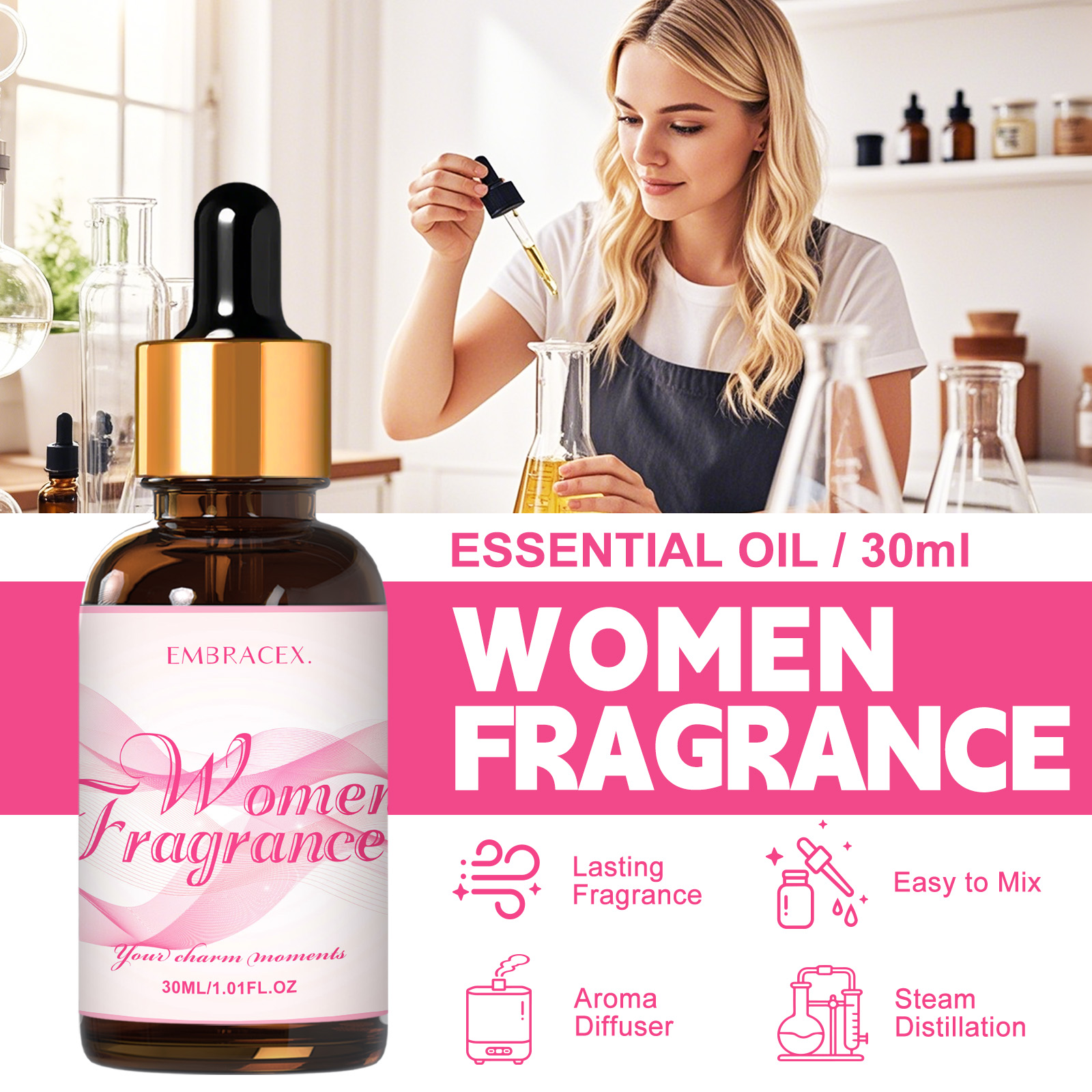 30ml Women Fragrance Essential - đánh giá và giá Soap Making Friend