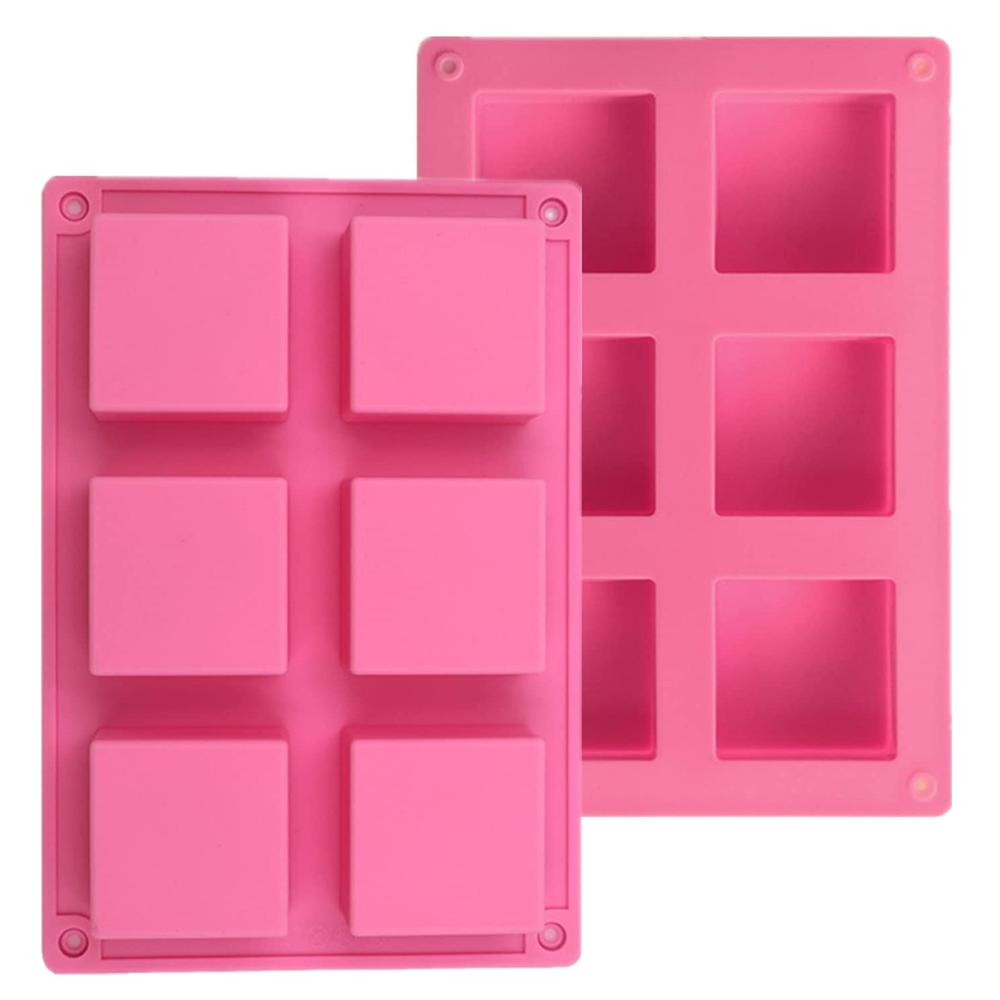 2 Pieces Square Soap Mold Smal - đánh giá và giá Soap Making Websites