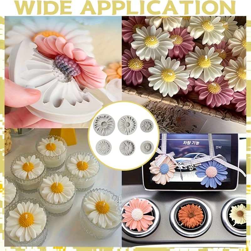 6 Pieces，Sunflower Daisy Silic - đánh giá và giá Soap Making Gloves