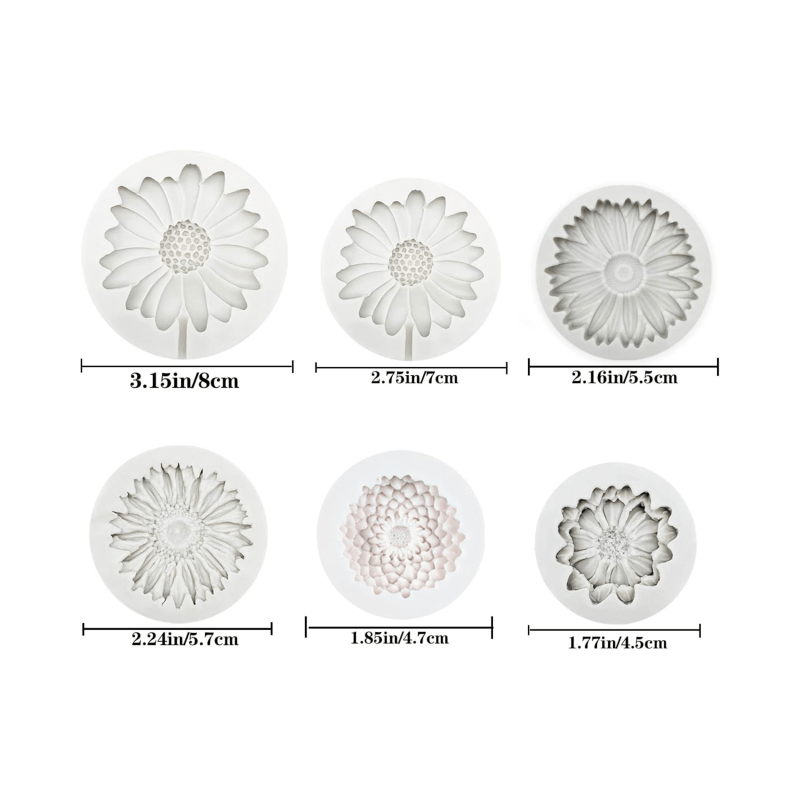 6 Pieces，Sunflower Daisy Silic - đánh giá và giá Soap Making Gloves