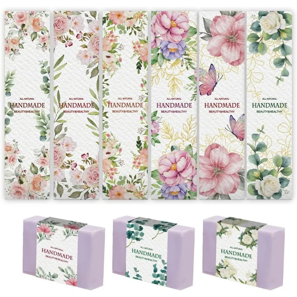 90PCS Handmade Wrap Label Tape - đánh giá và giá Soap Making Websites