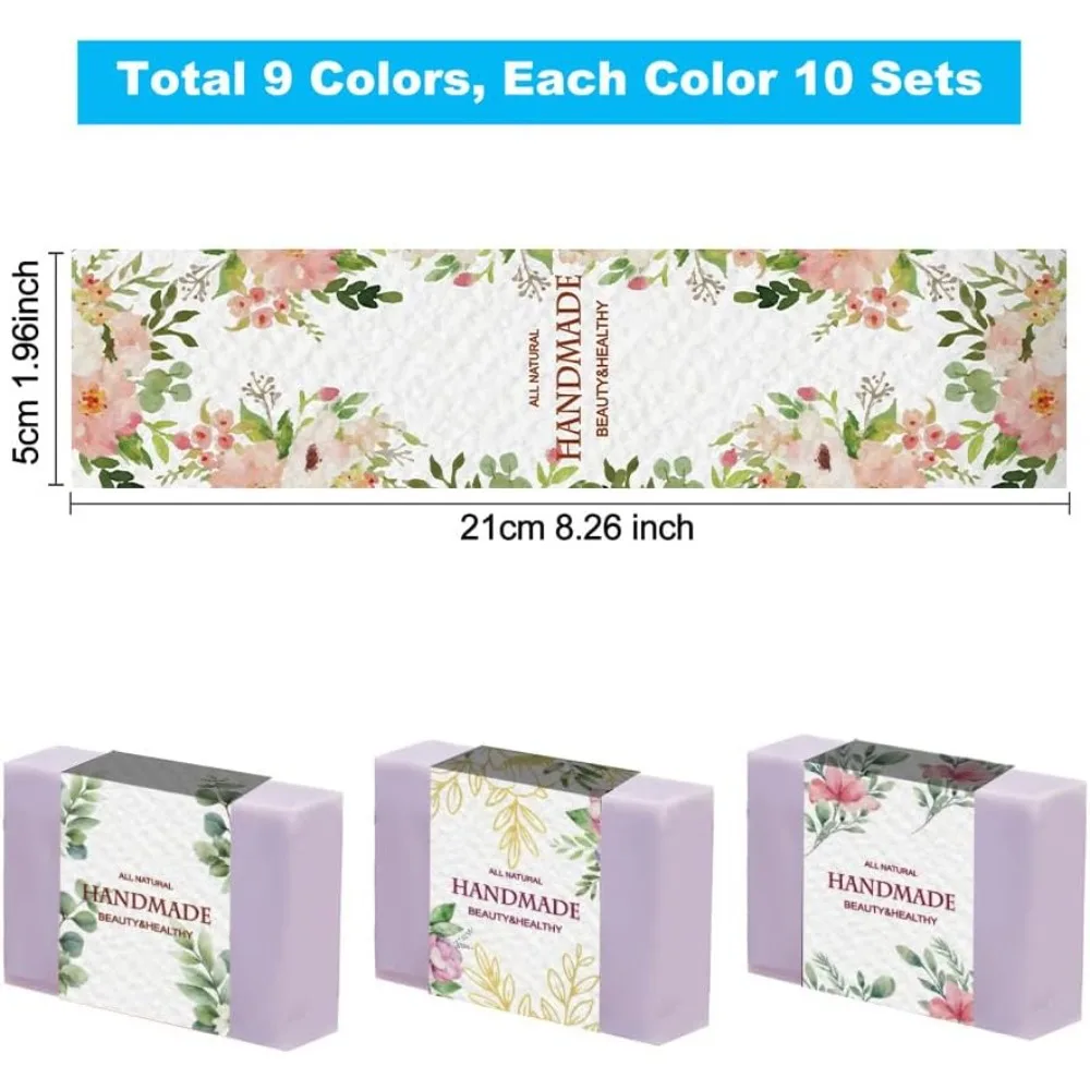 90PCS Handmade Wrap Label Tape - đánh giá và giá Soap Making Websites