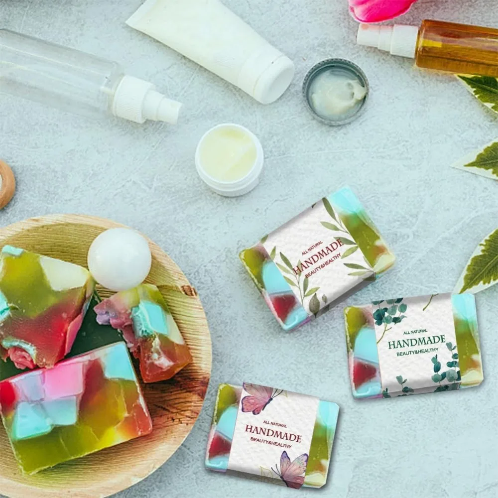 90PCS Handmade Wrap Label Tape - đánh giá và giá Soap Making Websites