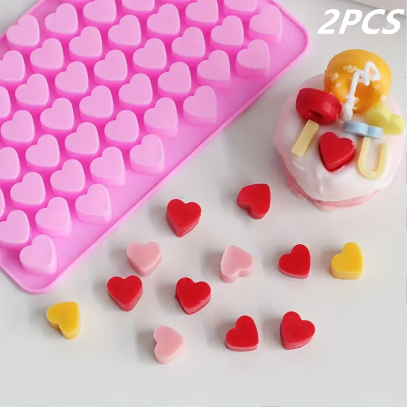 55 Mini Heart Shapes Silicone  - đánh giá và giá Soap Making Gloves