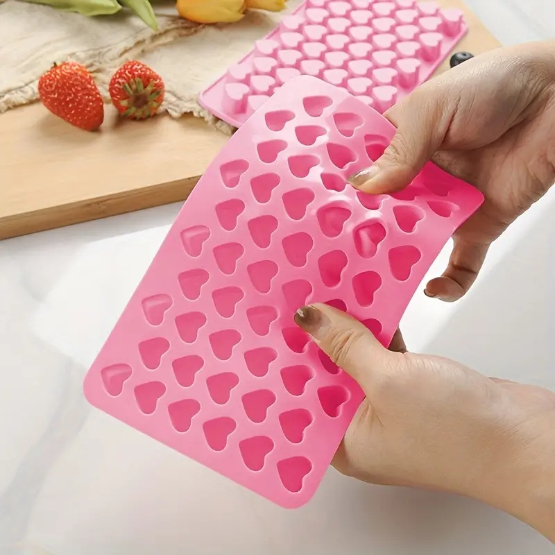 55 Mini Heart Shapes Silicone  - đánh giá và giá Soap Making Gloves