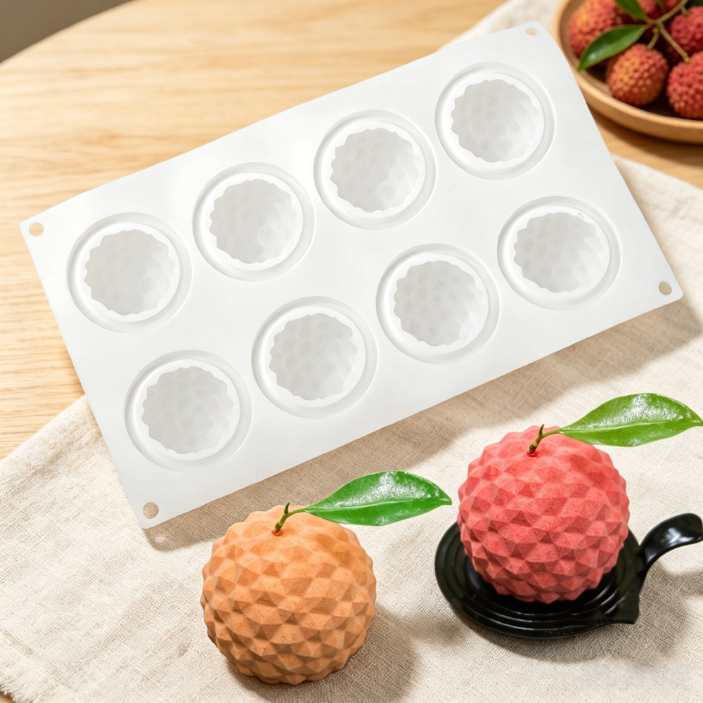 8‑Cavity Lychee Silicone Mold  - đánh giá và giá Soap Making Gloves