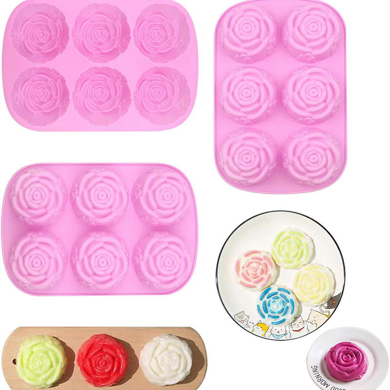 Silicone 6Holes Flower Rose Ca - đánh giá và giá Soap Making Gloves