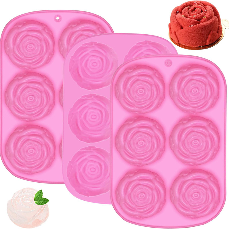 Silicone 6Holes Flower Rose Ca - đánh giá và giá Soap Making Gloves