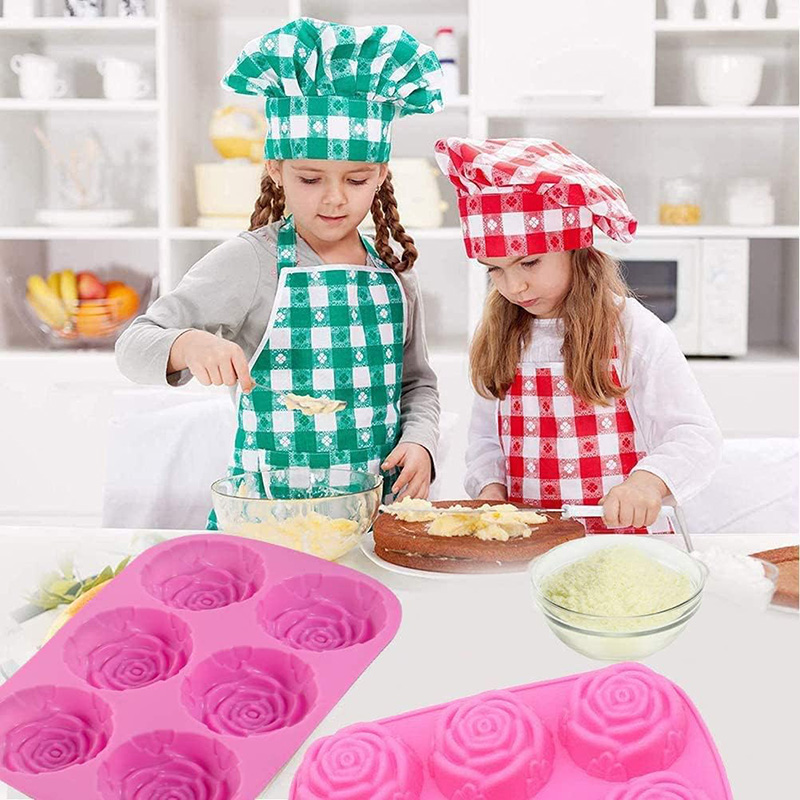 Silicone 6Holes Flower Rose Ca - đánh giá và giá Soap Making Gloves