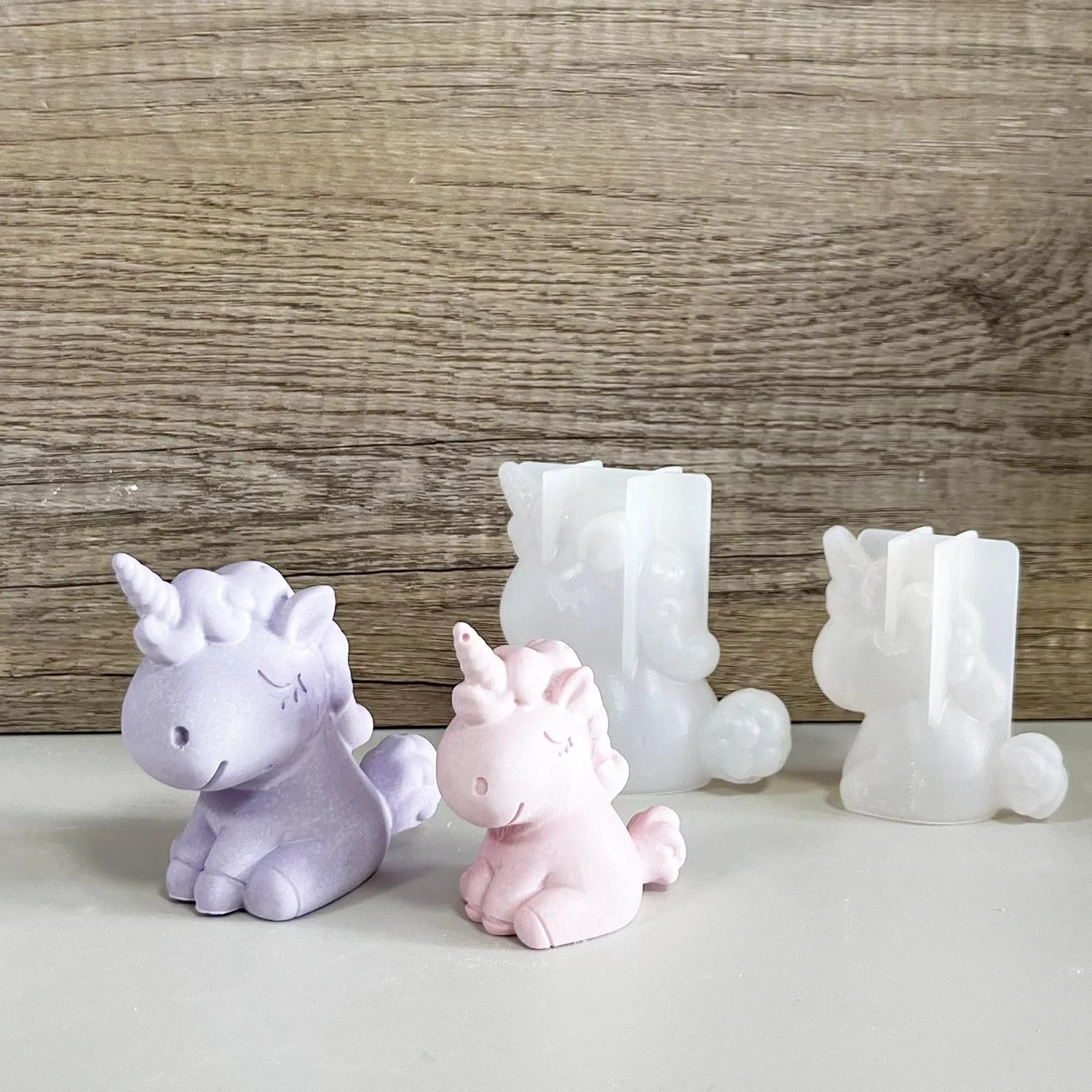 3D Geometric Silicone Unicorn  - đánh giá và giá Soap Making Gloves