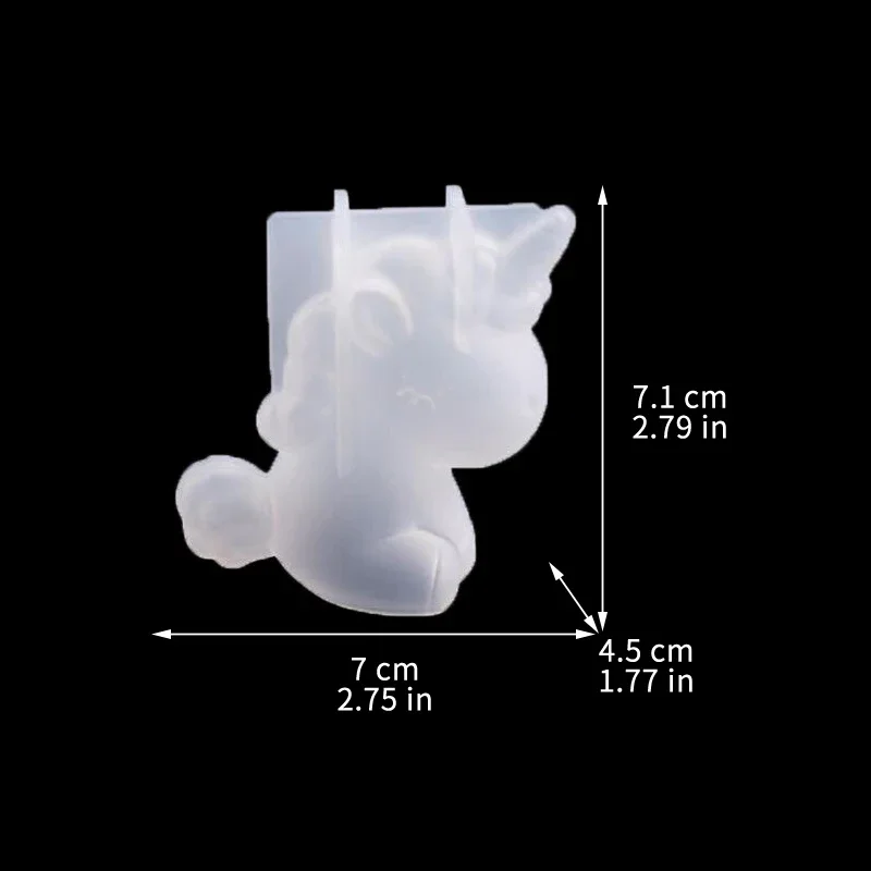 3D Geometric Silicone Unicorn  - đánh giá và giá Soap Making Gloves