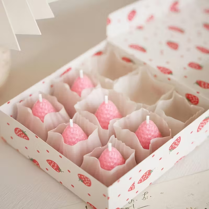 Strawberry Silicone Candle Mol - đánh giá và giá Soap Making Gloves