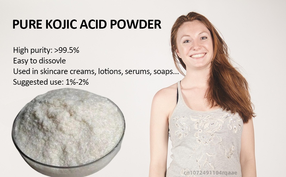 99% Purity Kojic Acid Crystal  - đánh giá và giá Soap Making Acid