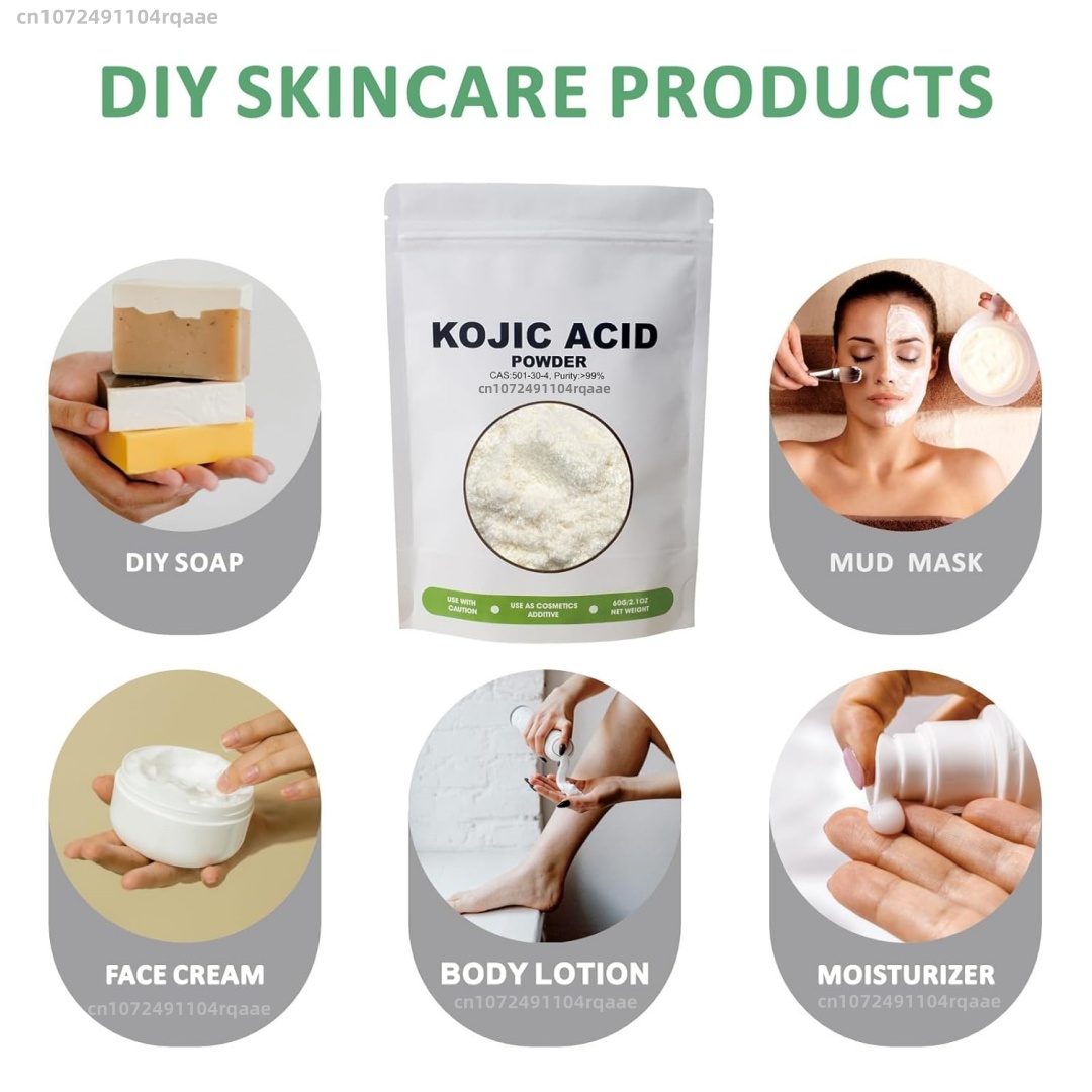 99% Pure Kojic Acid Powder Ski - đánh giá và giá Soap Making Acid