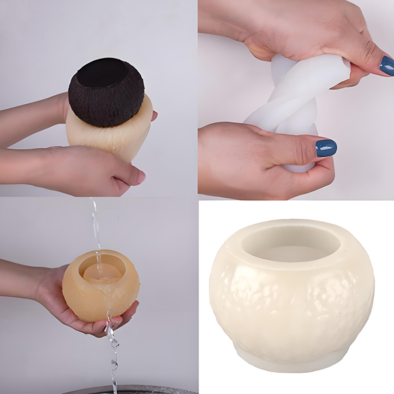 3D Simulation Coconut Silicone - đánh giá và giá Soap Making Gloves