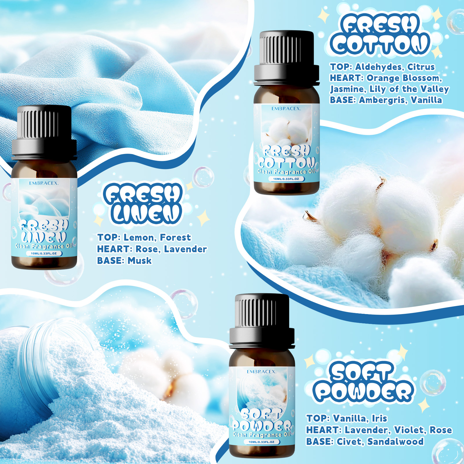 6PC/1PC Clean Essential Oil Gi - đánh giá và giá Soap Making Friend