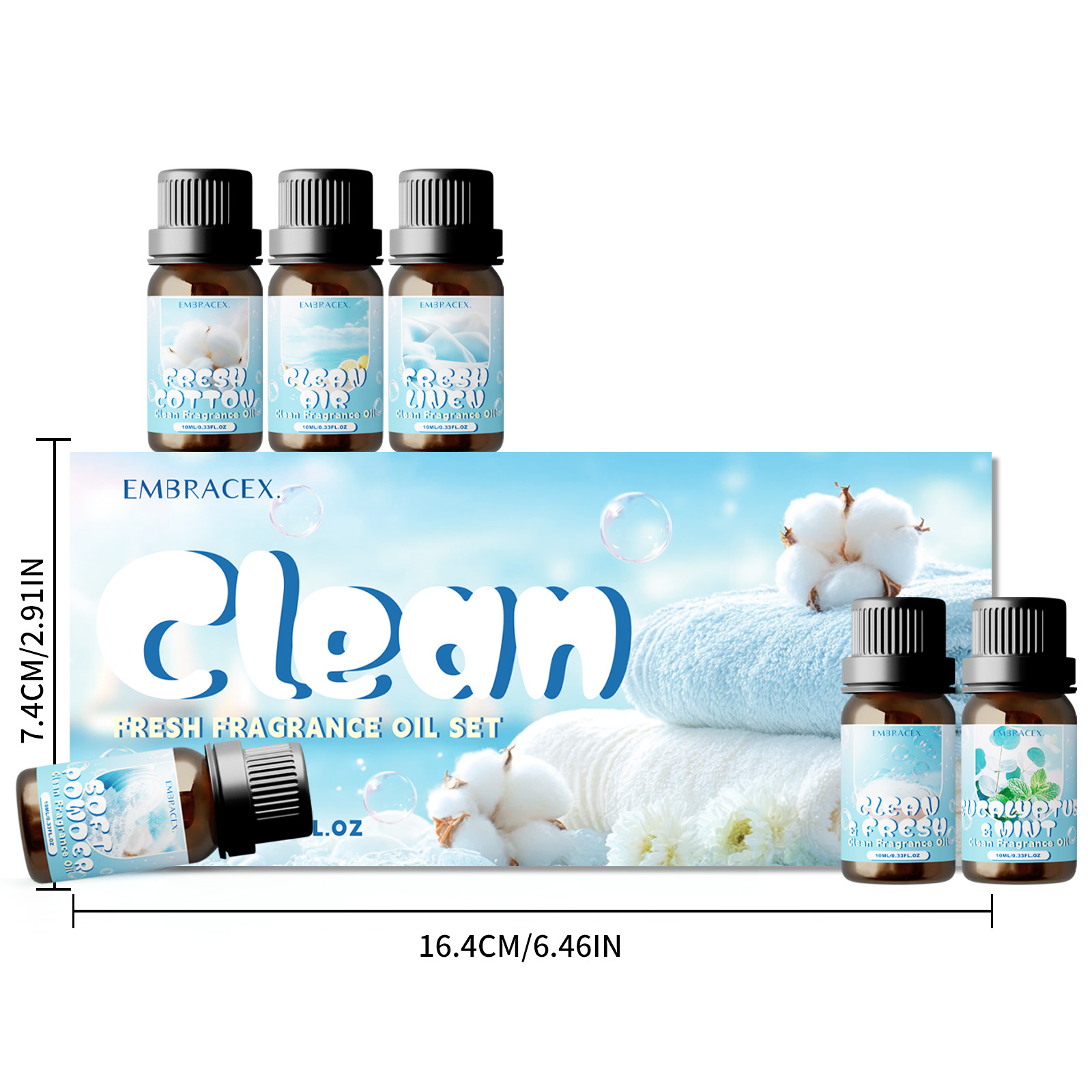 6PC/1PC Clean Essential Oil Gi - đánh giá và giá Soap Making Friend