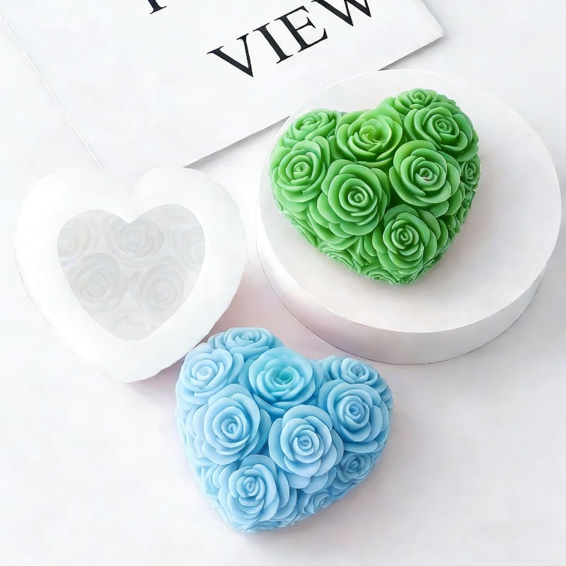DIY Love Rose Flowers Valentin - đánh giá và giá Soap Making Raw Material