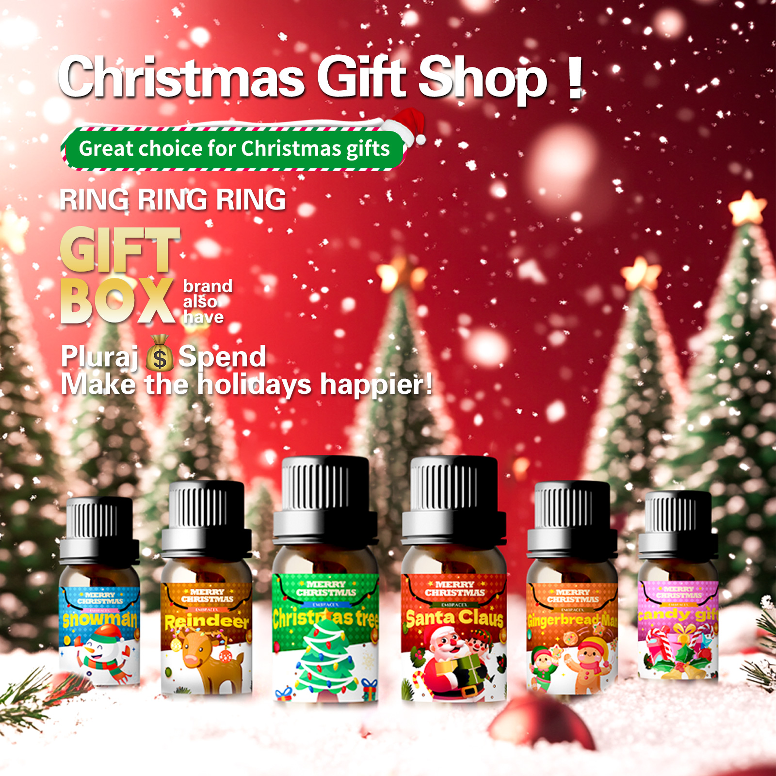 6PC/1PC 10ML Merry Christmas E - đánh giá và giá Soap Making Friend