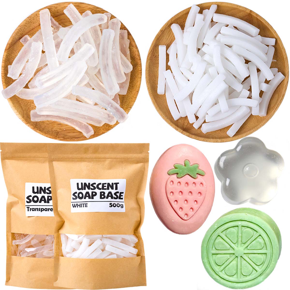 500g Glycerin Soap Base DIY Ha - đánh giá và giá Soap Making Raw Material