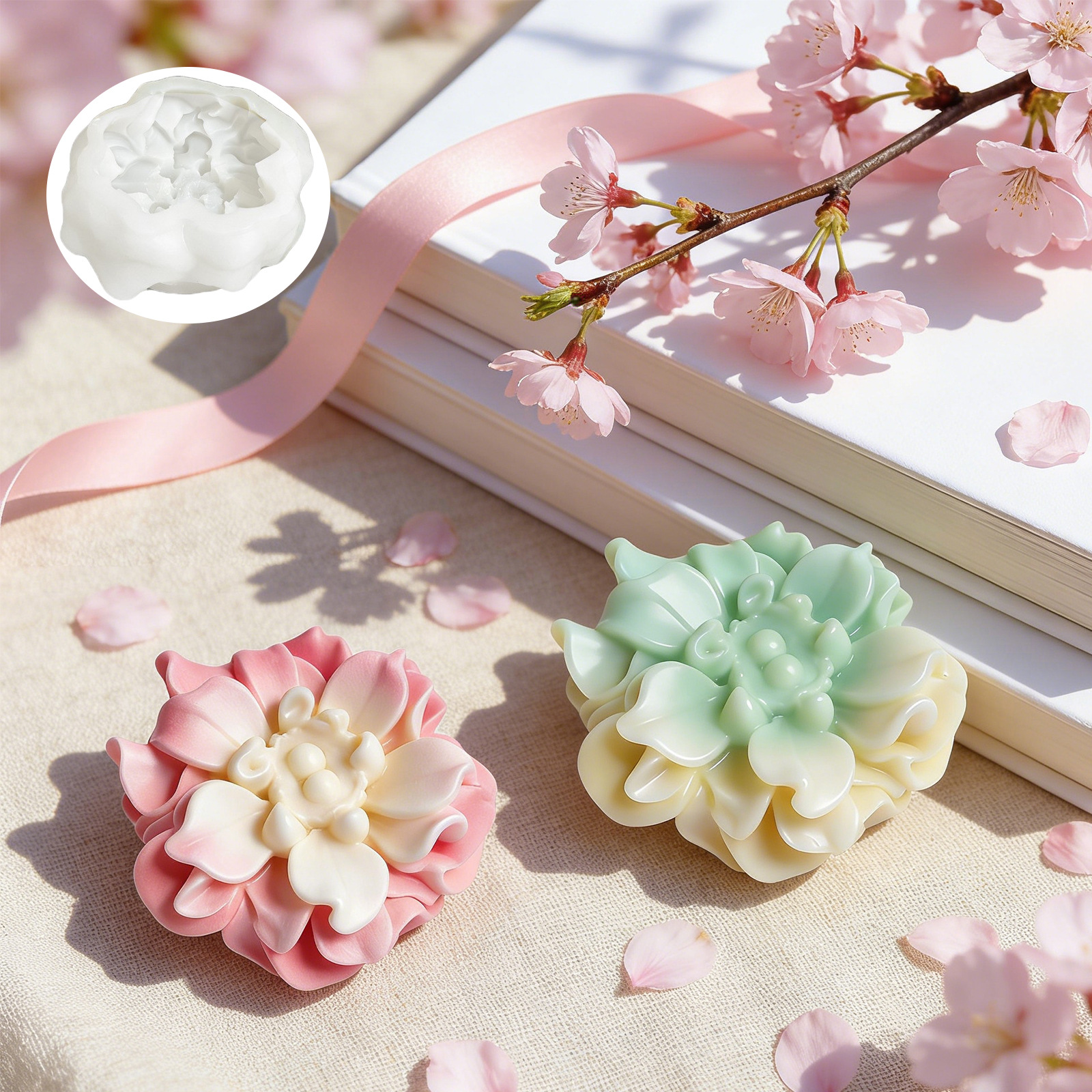 Silicone Mold Flower Shape 3D  - đánh giá và giá Soap Making Hobby