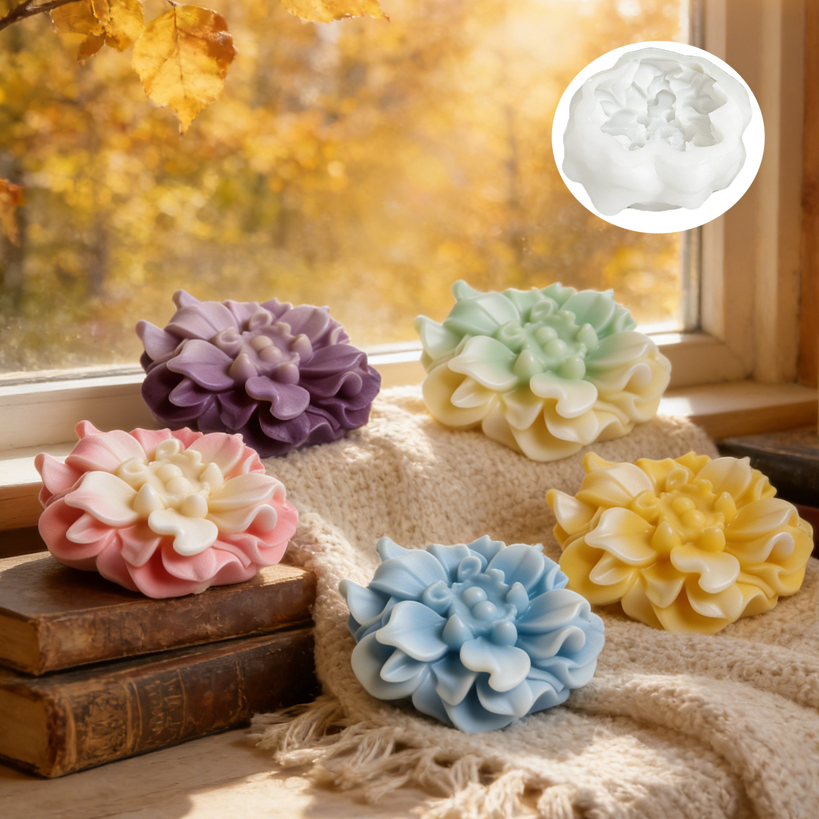 Silicone Mold Flower Shape 3D  - đánh giá và giá Soap Making Hobby