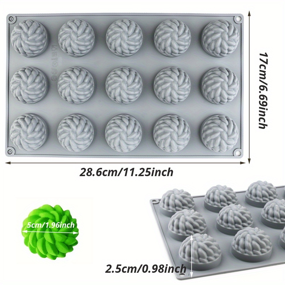 1Pc Cake Mold Santa Ana Floral - đánh giá và giá Soap Making Raw Material