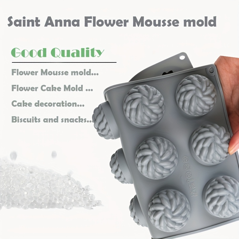 1Pc Cake Mold Santa Ana Floral - đánh giá và giá Soap Making Raw Material