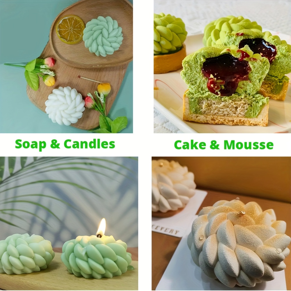 1Pc Cake Mold Santa Ana Floral - đánh giá và giá Soap Making Raw Material