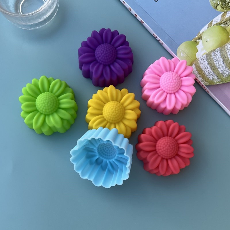 6 Pcs Set Non-Stick Flower Des - đánh giá và giá Soap Making Gloves