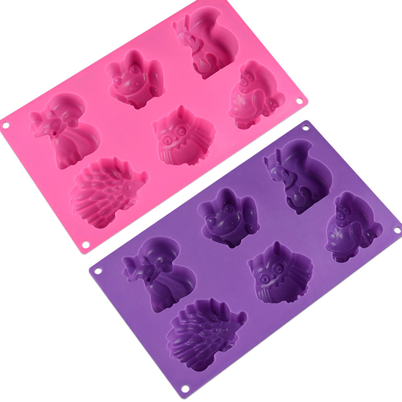 1Pcs Forest Animals Silicone S - đánh giá và giá Soap Making Websites