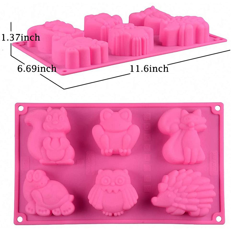1Pcs Forest Animals Silicone S - đánh giá và giá Soap Making Websites