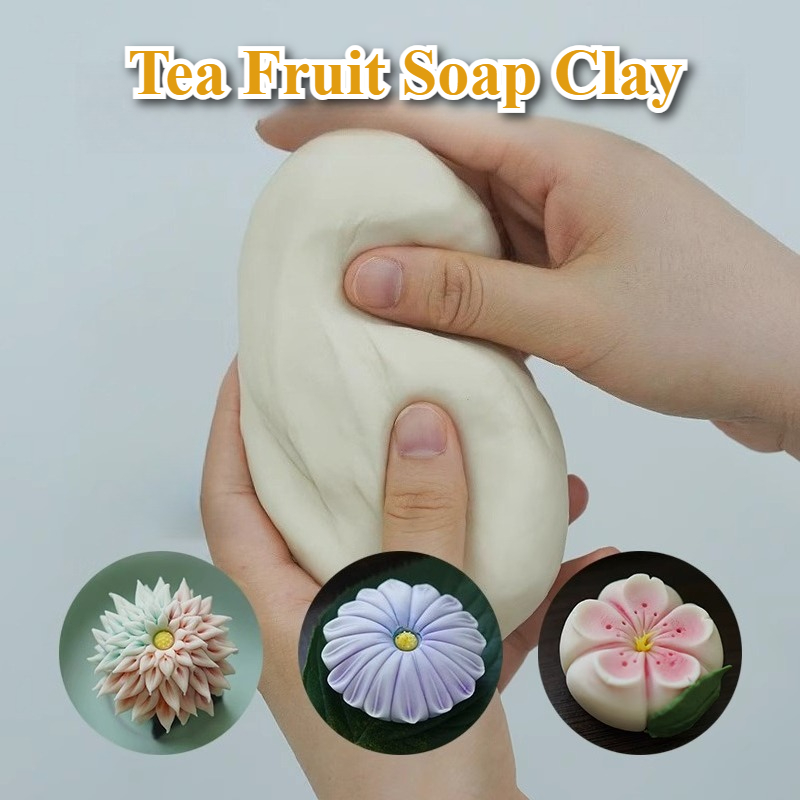 100g Tea Fruit Clay Soap Clay  - đánh giá và giá Soap Making Raw Material