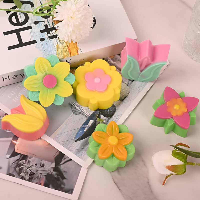 Silicone Flower Cake Molds 6-C - đánh giá và giá Soap Making Websites