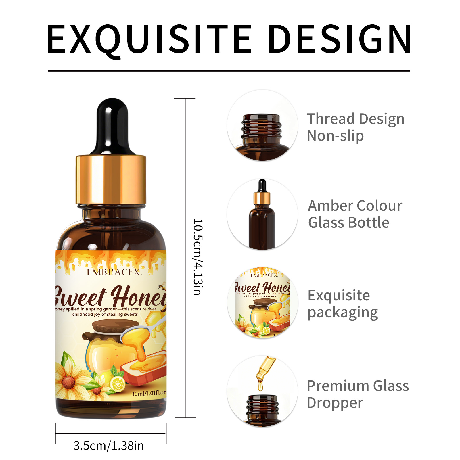 30ml Honey Essential Oil Food  - đánh giá và giá Soap Making Friend